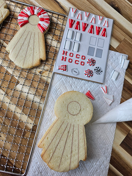 Homecoming Mum Cookie Digital Bundle — 5-Inch Cutter STL, Transfer Templates & Eddie Printer Guidelines