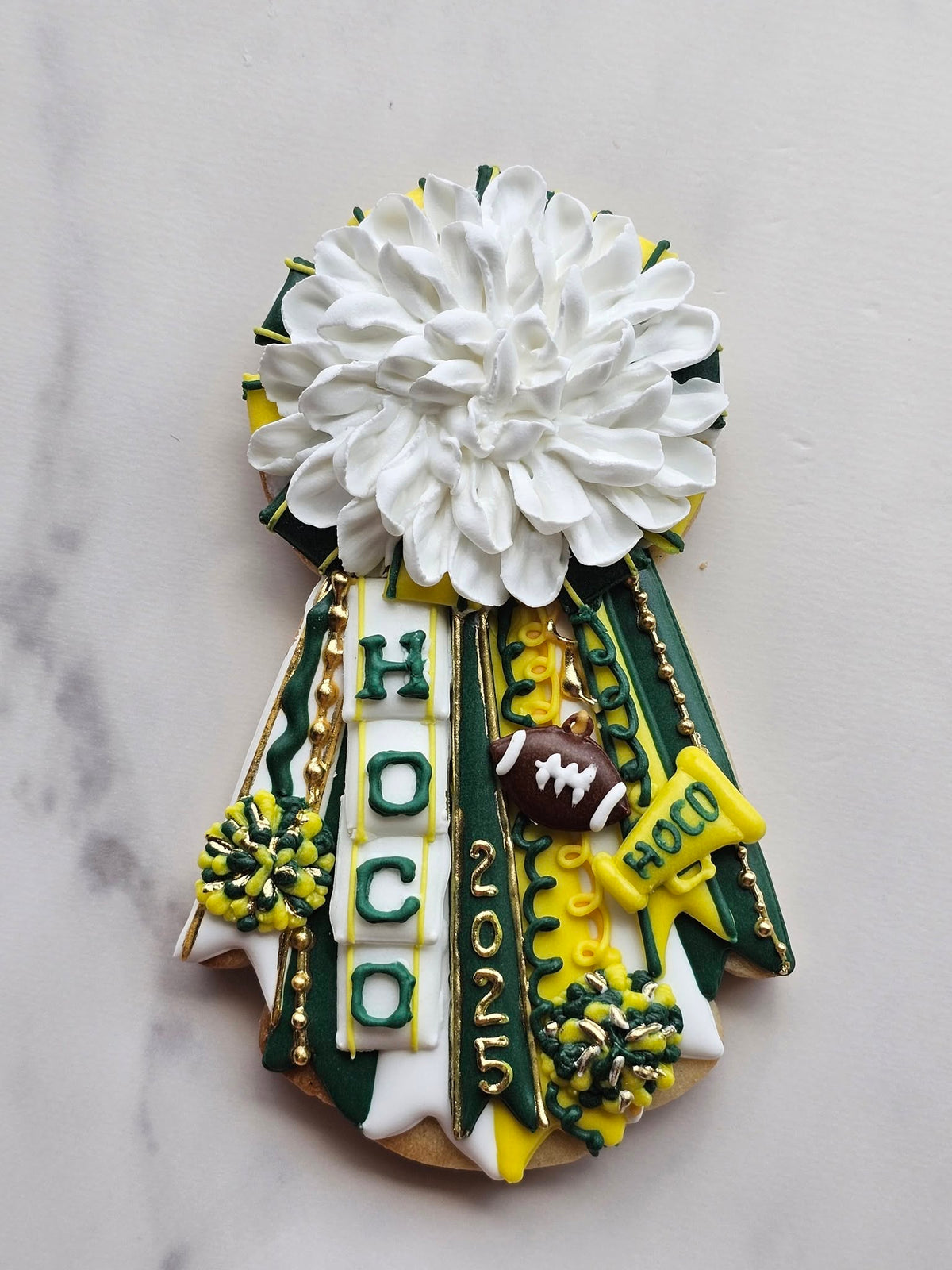 Homecoming Mum Cookie Digital Bundle — 5-Inch Cutter STL, Transfer Templates & Eddie Printer Guidelines