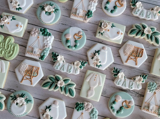 Detailed Design Sugar Cookies by the Dozen
